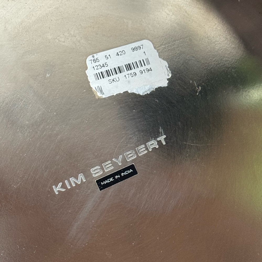 Kim Seybert Large Designer Silver Tray - Picture 8 of 9
